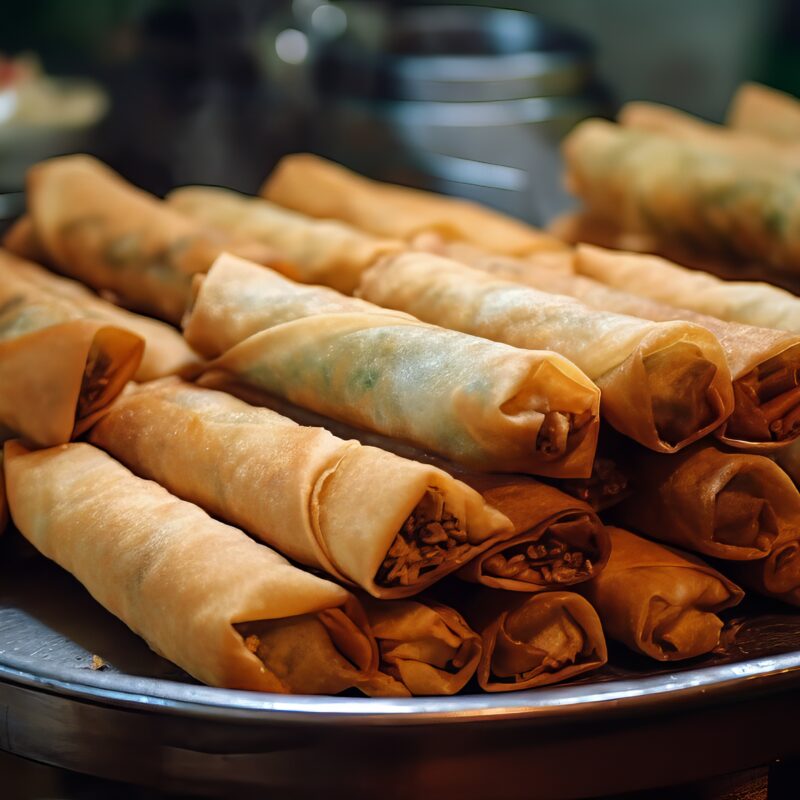 Spring Rolls (Chicken or Veggie) (12 Pieces)